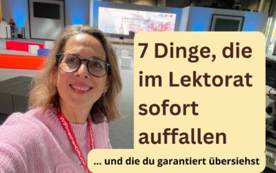 7 typische Fehler, die im Lektorat sofort auffallen